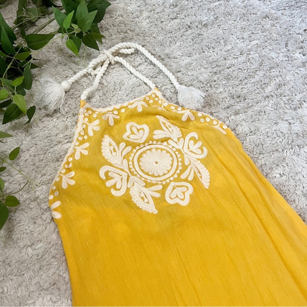 Gianni Bini halter summer maxi beach dress or coverup - Picture 9 of 12